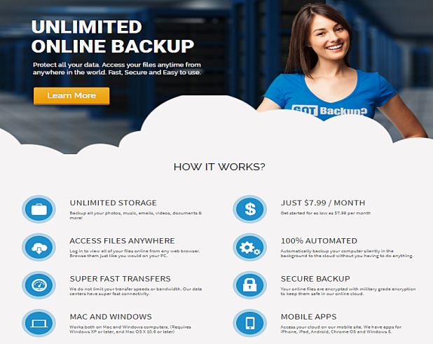 The best cloud based backup service online
